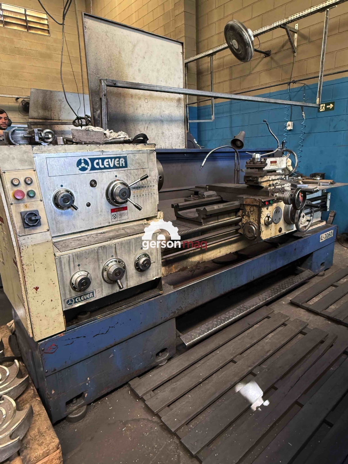 TORNO MECANICO CLEVER L-2060 - 500 X 1500 mm
